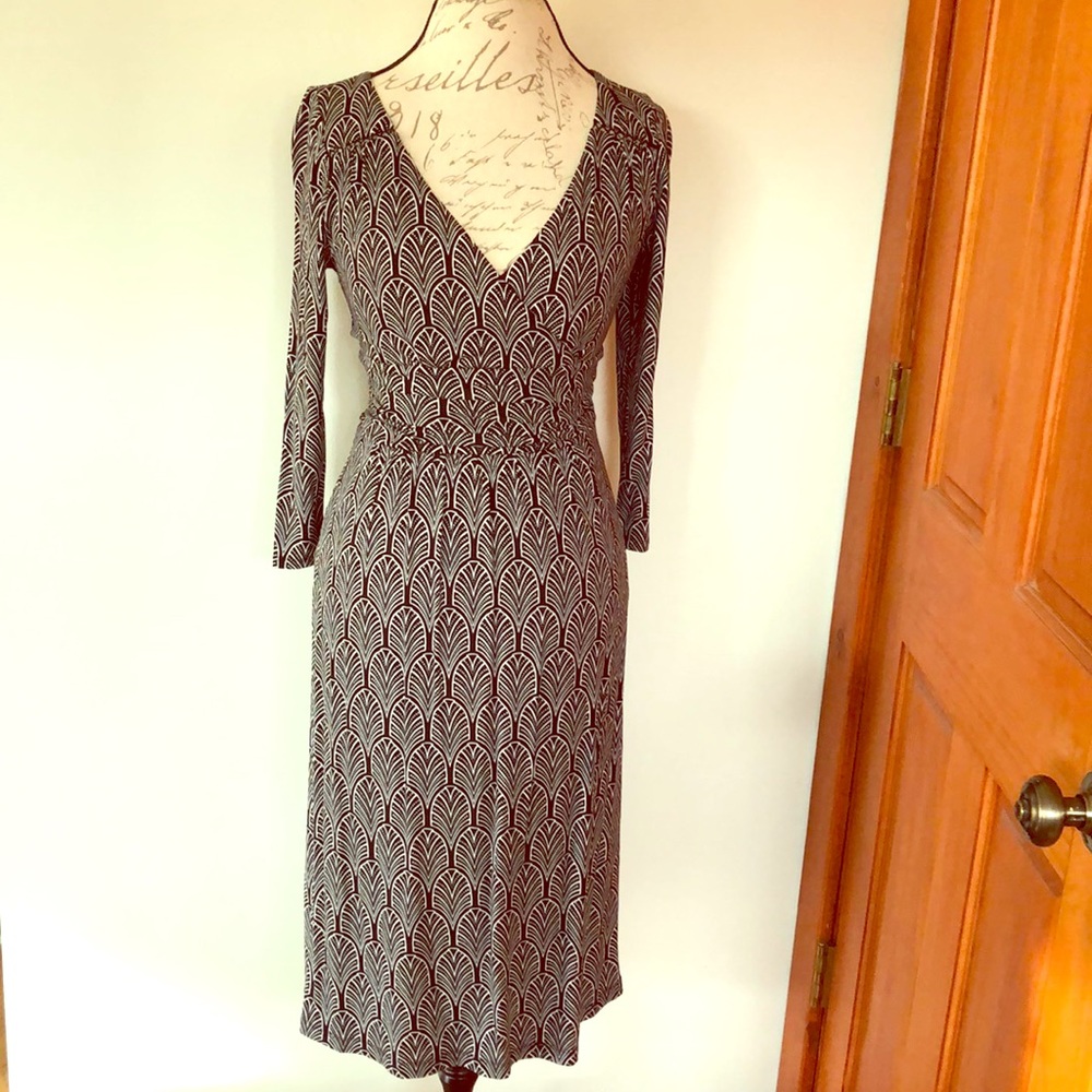 Maeve Art Deco Midi Dress